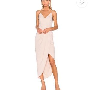 Shona Joy Cocktail Draped Dress in Ballet